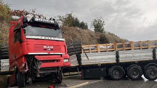 Yağışlı hava kazayı beraberinde getirdi