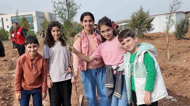 Siirt’te binlerce fidan aynı anda toprakla buluştu 2