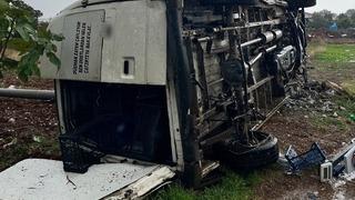 Manisa’da kamyonet devrildi: 1 ölü, 1 yaralı