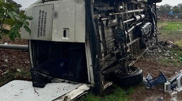 Manisa’da kamyonet devrildi: 1 ölü, 1 yaralı