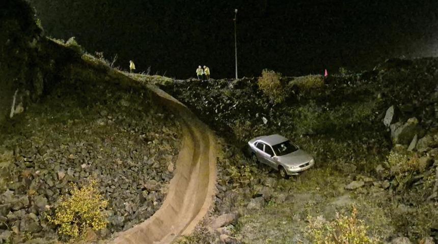 Yer: Bartın! Otomobil viyad&uuml;kten u&ccedil;tu: 1 yaralı