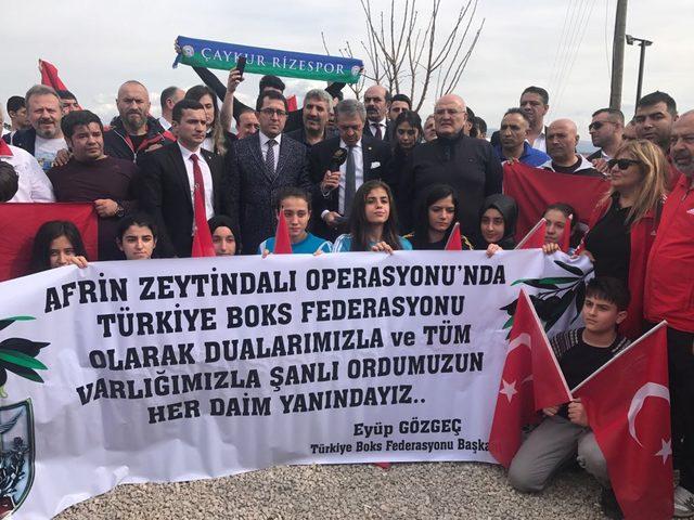 Boks Federasyonu'ndan sınıra moral ziyareti