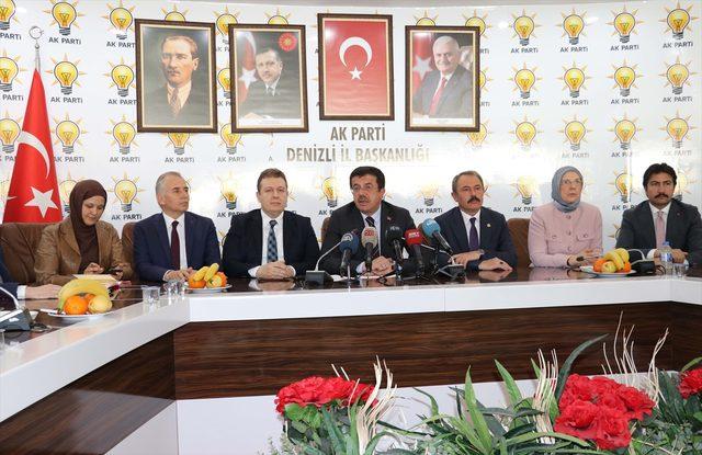 Ekonomi Bakanı Nihat Zeybekci, Denizli'de