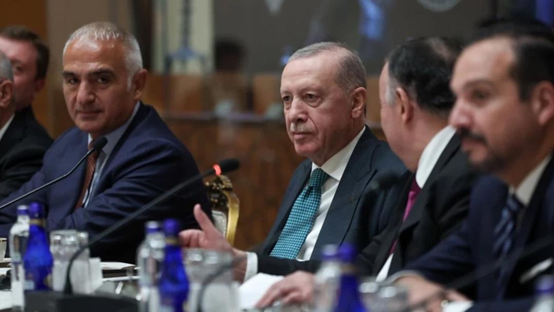 Cumhurbaşkanı Erdoğan, D&uuml;nya Ahıskalı T&uuml;rkler Birliği Heyetini kabul etti 1