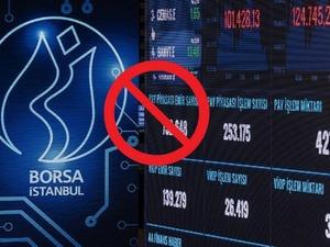 KAP'a bildirildi: O hisselere işlem yasağı geldi