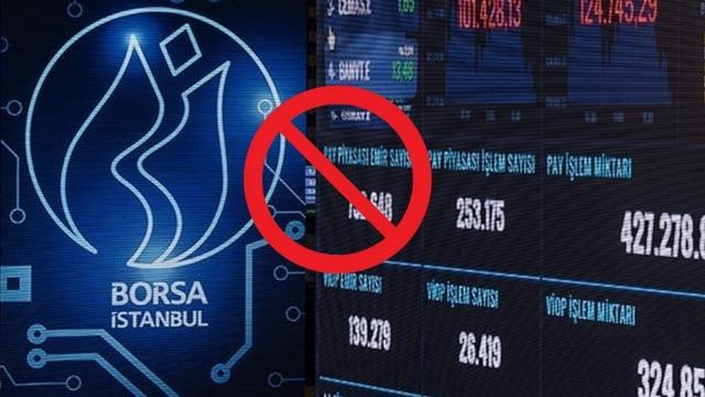 KAP'a bildirildi: O hisselere işlem yasağı geldi