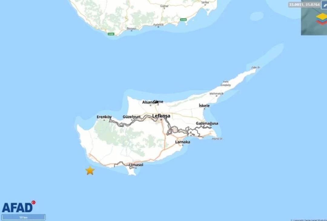 AFAD açıkladı: Akdeniz’de 5,2 büyüklüğünde deprem! 1