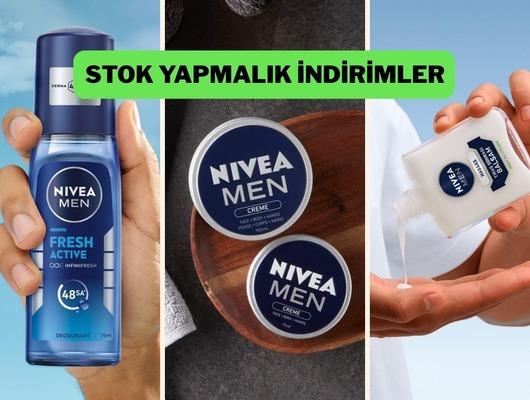 NIVEA MEN'de fırsatlar bitmeden sepetinizi tamamlayın!