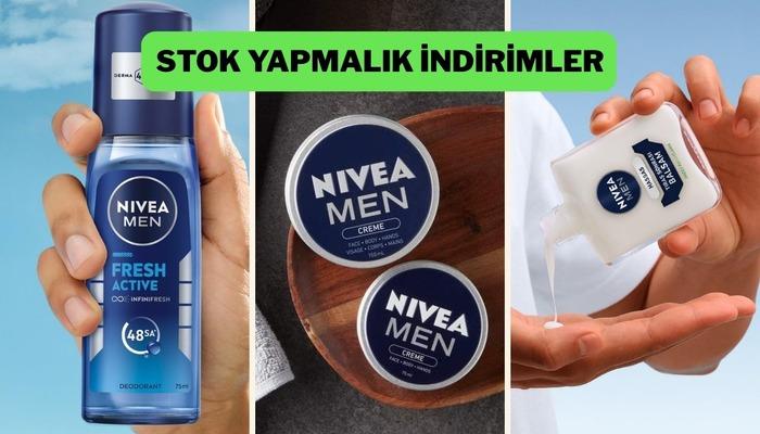 NIVEA MEN'de fırsatlar bitmeden sepetinizi tamamlayın!