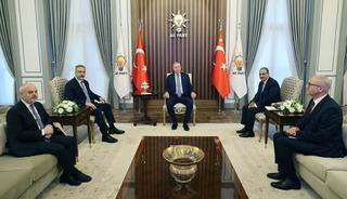 Cumhurbaşkanı Erdoğan, Mısır Dışişleri Bakanı Abdulati'yi kabul etti