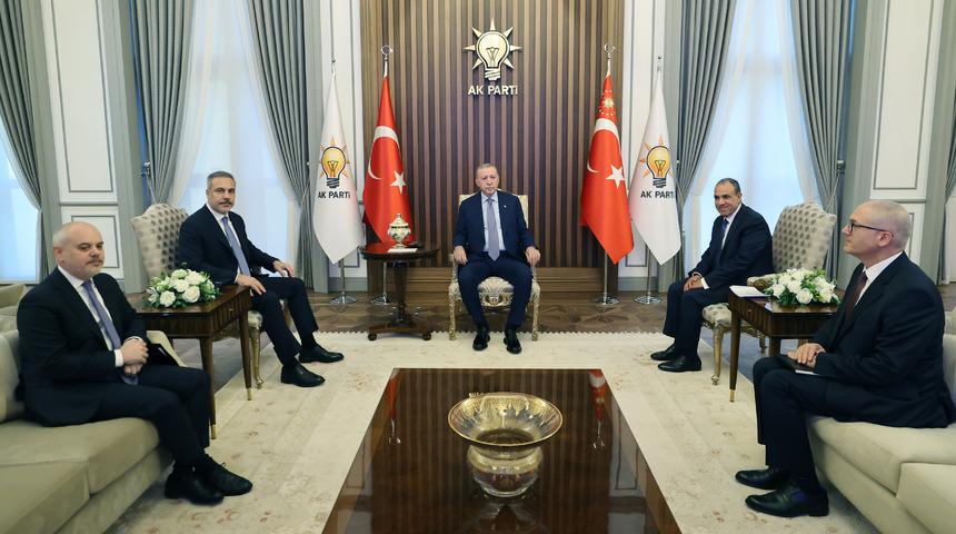 Cumhurbaşkanı Erdoğan, Mısır Dışişleri Bakanı Abdulati'yi kabul etti