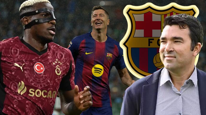 İspanyol basını Barcelona'nın Galatasaraylı Osimhen raporuna ulaştı! Lewandowski-Osimhen-Fenerbah&ccedil;e &uuml;&ccedil;geninde sıcak gelişme