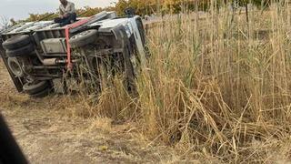 Batman’da kayan kamyonet devrildi