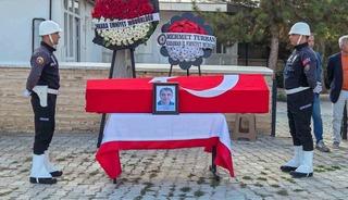 Kalbine yenik düşen polis memuru son yolculuğuna uğurlandı
