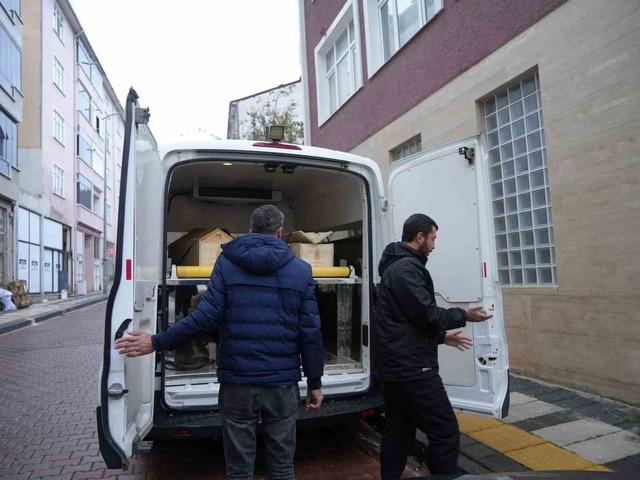 Dere yatağında cenazelerine ulaşılan anne ve oğlunun cenazesi ilçeye getirildi 3