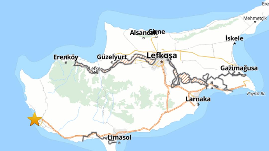 Son dakika! Akdeniz beşik gibi sallanıyor! 5,4 b&uuml;y&uuml;kl&uuml;ğ&uuml;nde deprem 1