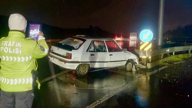 Hurdaya dönen otomobilden yara almadan çıktı, Emniyet kemeri takmasam camdan çıkardım dedi