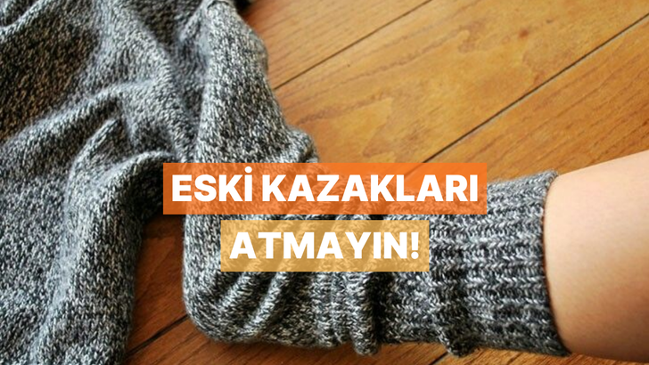 Eski kazakları atmayın! Evde yapabileceğiniz fikirler