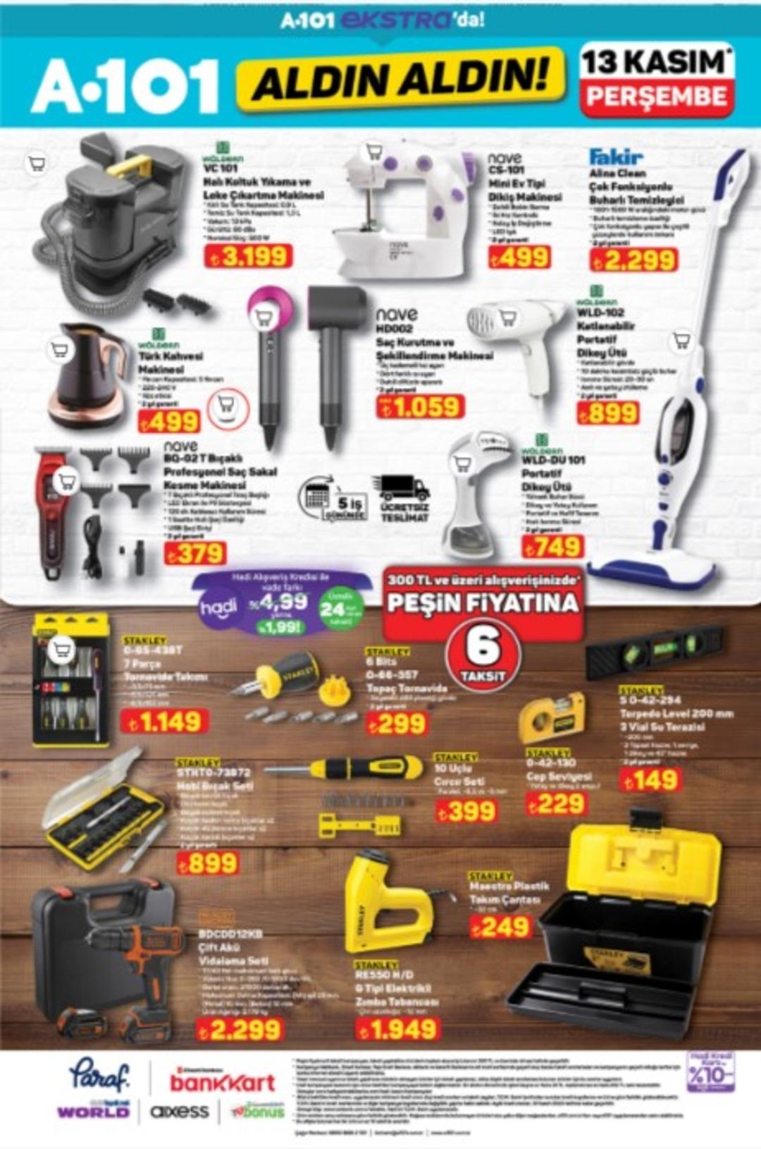 A101 e Philips dikey süpürge geliyor! 13 Kasım 2025 A101 katalog yayınlandı! 19