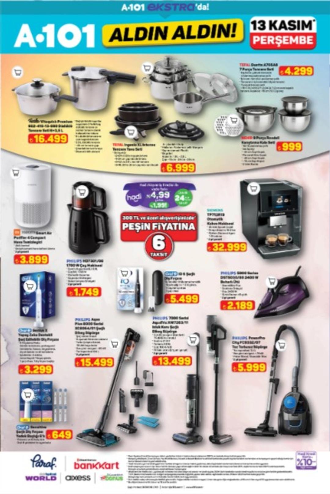 A101 e Philips dikey süpürge geliyor! 13 Kasım 2025 A101 katalog yayınlandı! 10