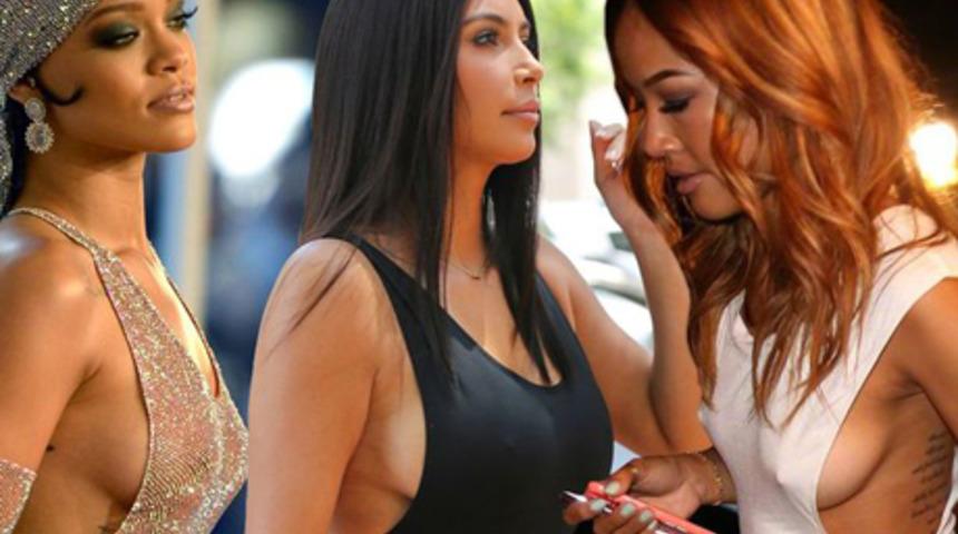 Yeni trend: G&ouml;ğ&uuml;s yanı dekoltesi