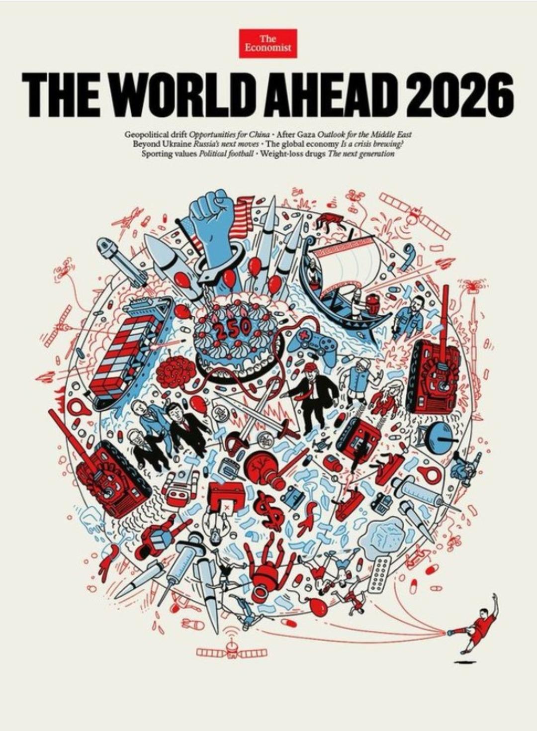 Economist 2026 kapağı geldi! 2026 da dünyayı neler bekliyor? 1