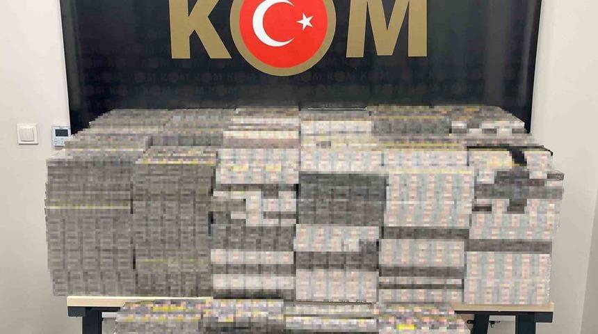 Mardin&rsquo;de 7 bin 900 paket ka&ccedil;ak sigara ele ge&ccedil;irildi