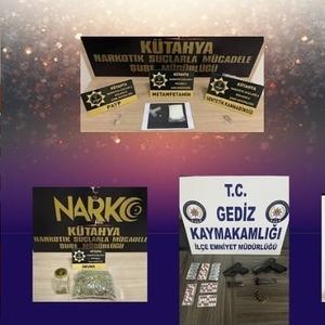 Kütahya polisi uyuşturucuyla mücadelede kararlılığını sürdürüyor