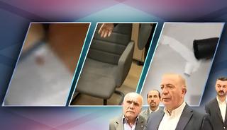 Gürsel Tekin'in odasına tuvaletini yapıp kapısına sürmüşler