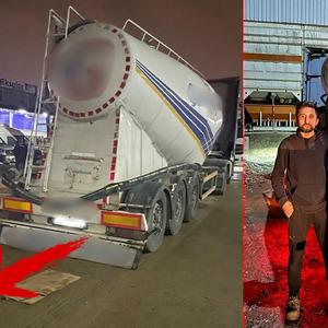 Silobas tankının altında korkunç ölüm: TIR şoförü arızayı gidermek isterken canından oldu!