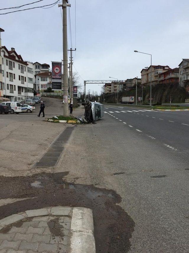 Ordu’da trafik kazası: 1 yaralı