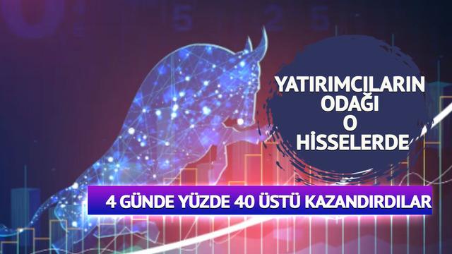 ECOGR, SKYLP, MANAS, SANEL&hellip;Sadece D&ouml;rt G&uuml;nde Y&uuml;zde 40 &Uuml;st&uuml; Kazandırdılar!