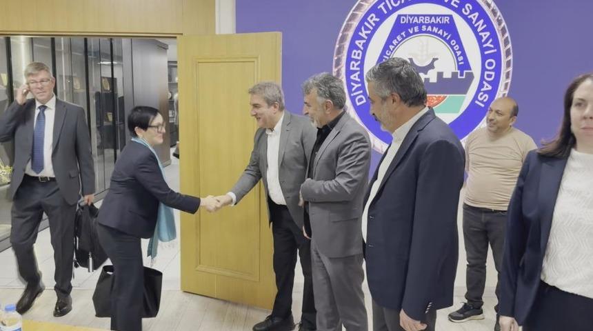AB T&uuml;rkiye Delegasyonu heyeti Diyarbakır'da