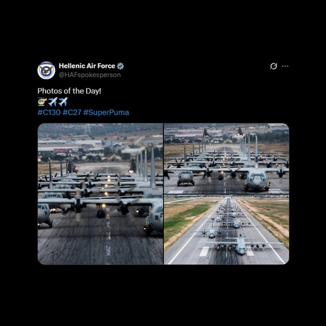 Şehitlerimizin yasını tutarken Yunanistan Hava Kuvvetleri nden skandal hareket:  C-130 u&ccedil;aklarını paylaştılar 2