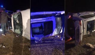 Yüksekova'da trafik kaza: 5 yaralı