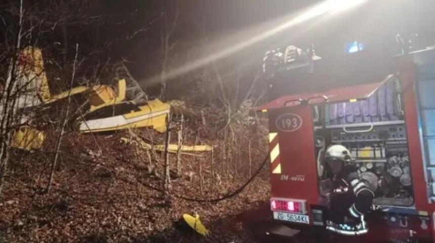 Türkiye’ye ait yangın söndürme uçağı Hırvatistan’da düştü: 1 şehit