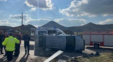 Kütahya'da trafik kazası: 7 yaralı