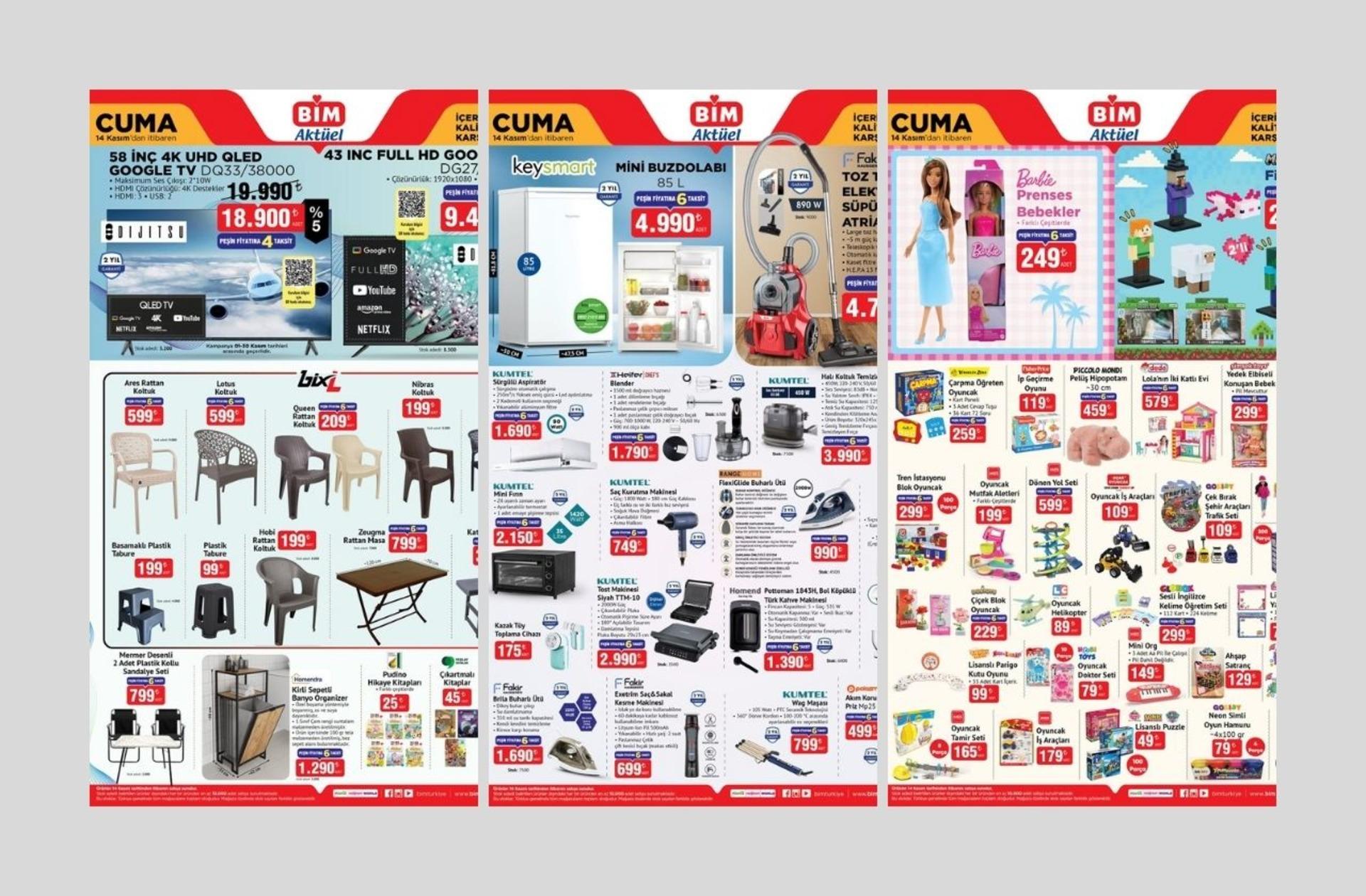 BİM'e tost makinesi geliyor! 14 Kasım 2025 BİM katalog yayınlandı