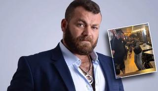 Sineme oyuncusu Bahadır Ünlü, çalışanını beyzbol sopasıyla dövdü! Dehşet anları kamerada