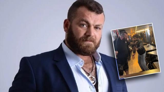 Sosyal medya fenomeni ve oyuncu Bahadır Ünlü, çalışanını beyzbol sopasıyla dövdü! Dehşet anları kamerada