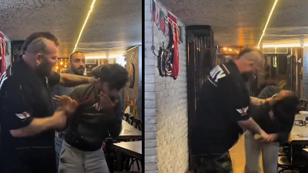 Sosyal medya fenomeni ve oyuncu Bahadır Ünlü, çalışanını beyzbol sopasıyla dövdü! Dehşet anları kamerada 2