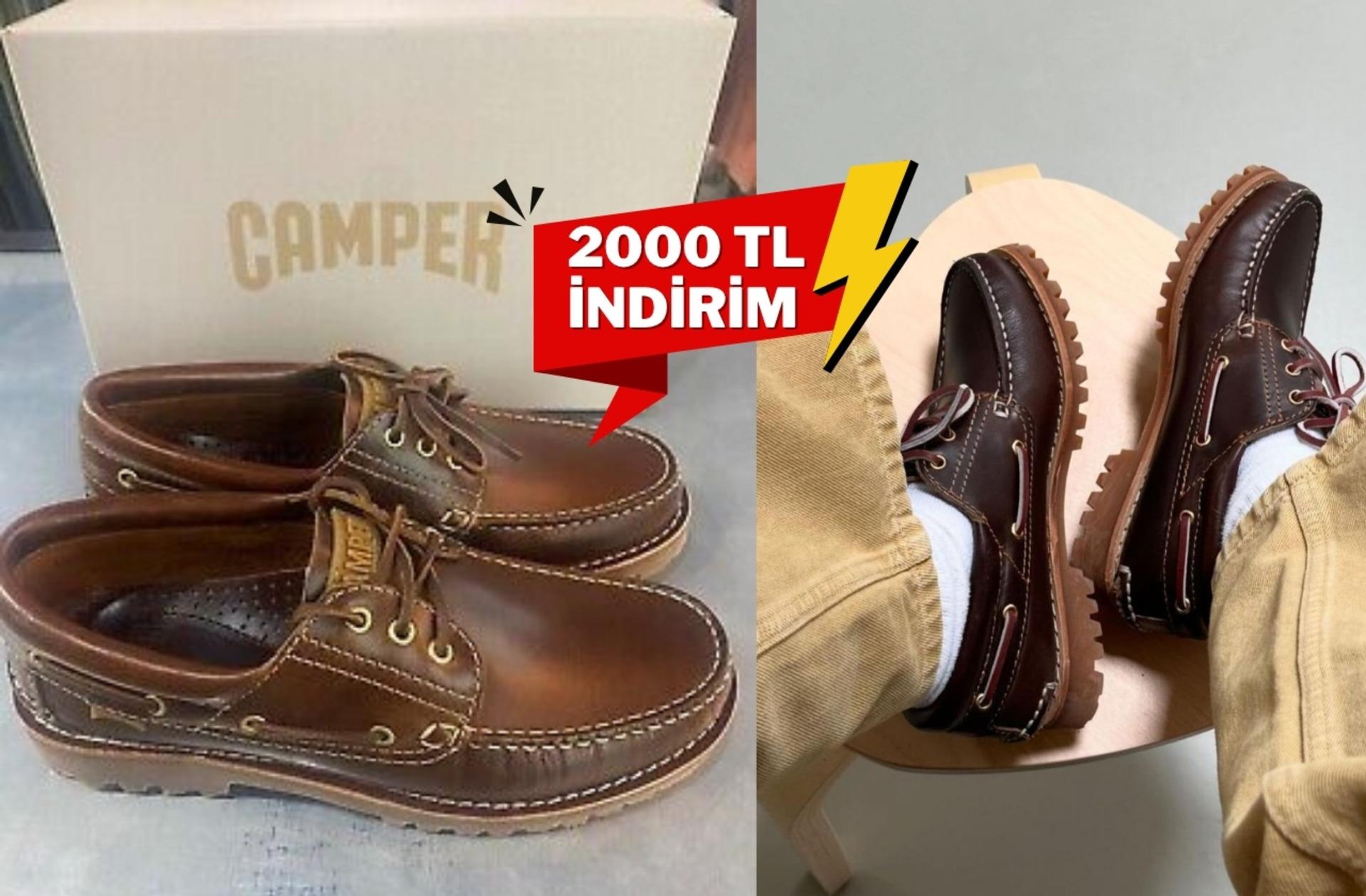 Çok satanlarda birinci! Klasik, şık ve rahat Camper Nautico Ayakkabı'nın fiyatı düştü