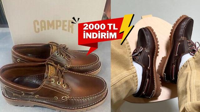 Çok satanlarda birinci! Klasik, şık ve rahat Camper Nautico Ayakkabı'nın fiyatı düştü