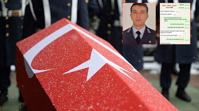 Kahreden detay: Şehit Kuyucu'nun kız kardeşiyle son mesajı ortaya çıktı! Sen şehit olmuşsun