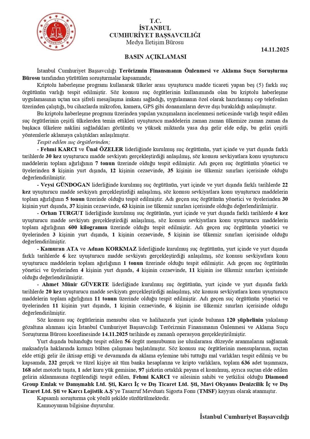 Kripto haberleşme programı üzerinden uyuşturucu sevkiyatı! 4 şirkete kayyum atandı 3