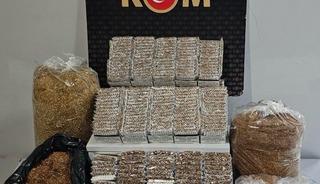 Uşak’ta kaçak tütün ve makaron operasyonu