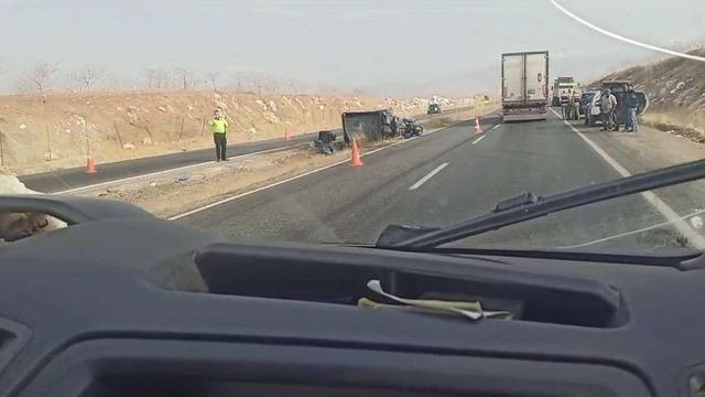 Siirt’te patpat devrildi: 1 yaralı