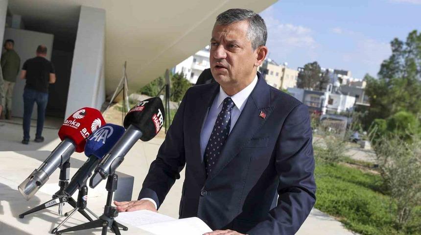 CHP Genel Başkanı &Ouml;zg&uuml;r &Ouml;zel, Kuzey Kıbrıs T&uuml;rk Cumhuriyeti&rsquo;nde