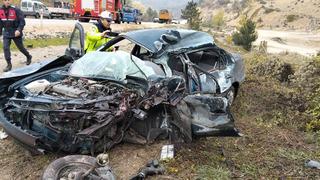 Bolu'da trafik kazası! 1 ölü, 1 yaralı
