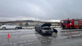 Yer: Çorum! Dolu yağışı kazaya neden oldu: 10 yaralı